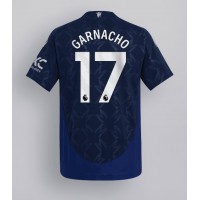 Dres Manchester United Alejandro Garnacho #17 Gostujuci 2024-25 Kratak Rukav